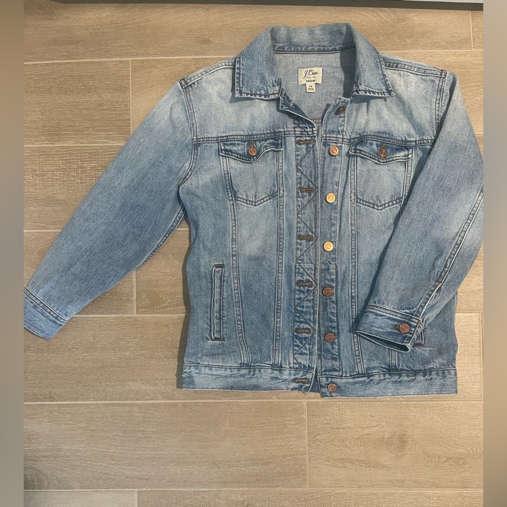 JCrew oversize jean jacket